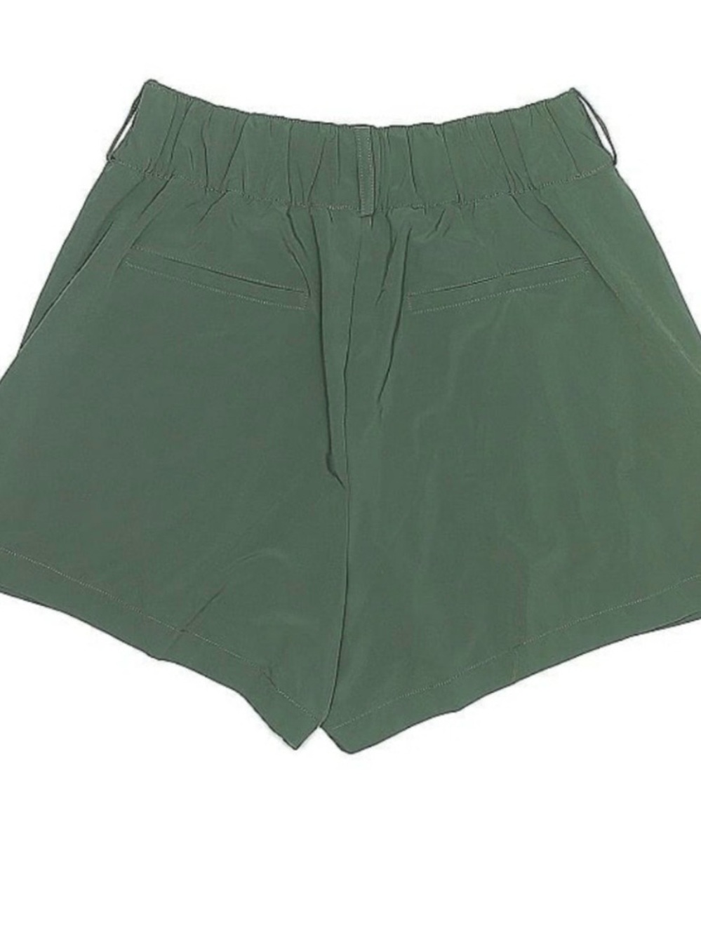 ALO Yoga High-Rise Shorts in Sage - Picture 3 of 5